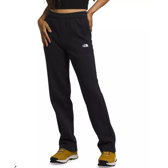 The North Face Pants - THE NORTH FACE Women's Evolution Straight-Leg Black Fleece Sweatpants Medium NWT
